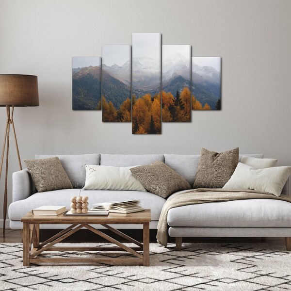 Slika - Pogled na planinske grebene (150x105 cm)