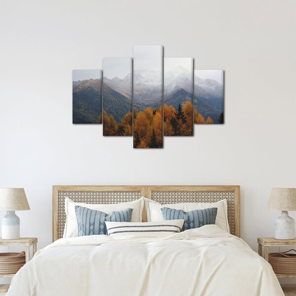 Slika - Pogled na planinske grebene (150x105 cm)