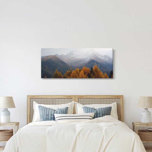 Slika - Pogled na planinske grebene (120x50 cm)