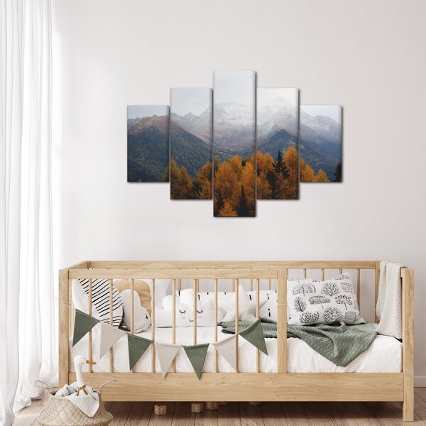 Slika - Pogled na planinske grebene (150x105 cm)