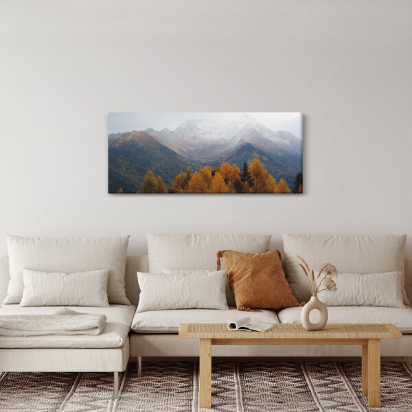Slika - Pogled na planinske grebene (120x50 cm)
