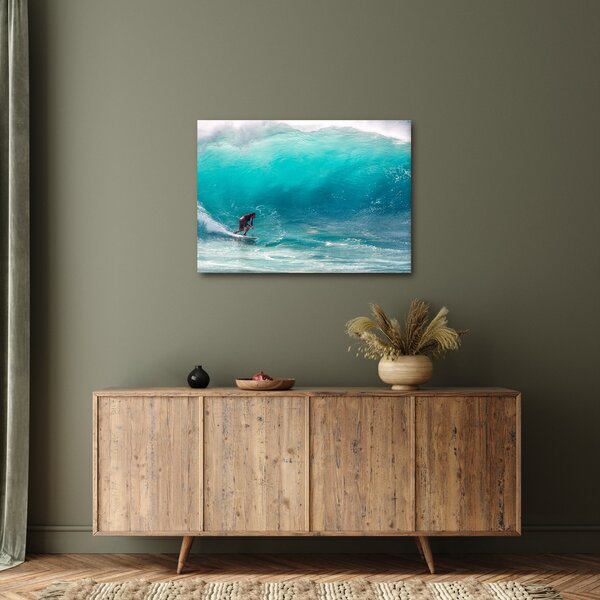 Slika surfera u valovima (70x50 cm)