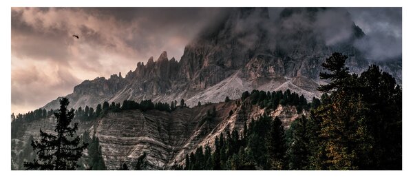 Slika stjenovitih planina (120x50 cm)