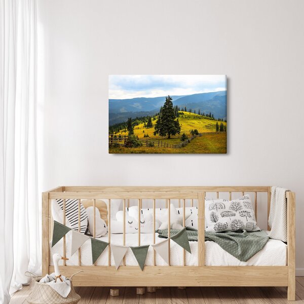 Slika - Planinska livada (90x60 cm)