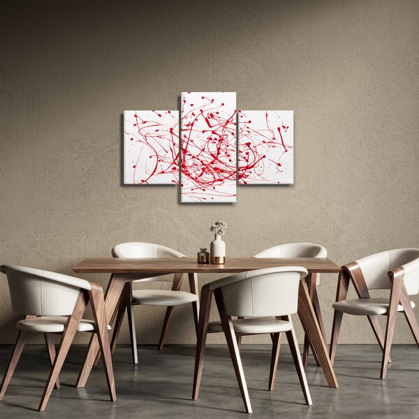 Slika tehnikom drippinga (90x60 cm)
