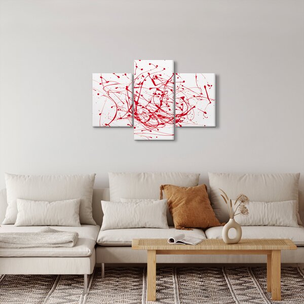 Slika tehnikom drippinga (90x60 cm)