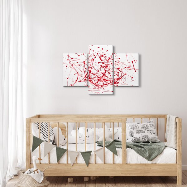 Slika tehnikom drippinga (90x60 cm)