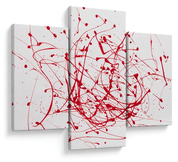 Slika tehnikom drippinga (90x60 cm)