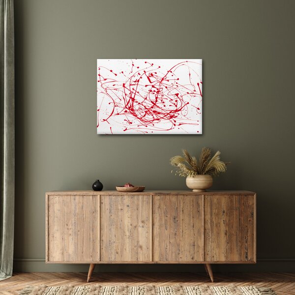 Slika tehnikom drippinga (70x50 cm)