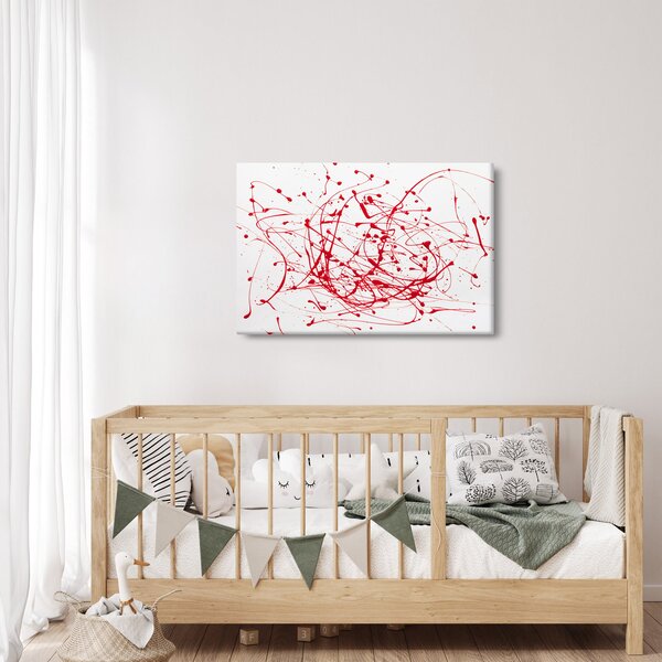 Slika tehnikom drippinga (90x60 cm)