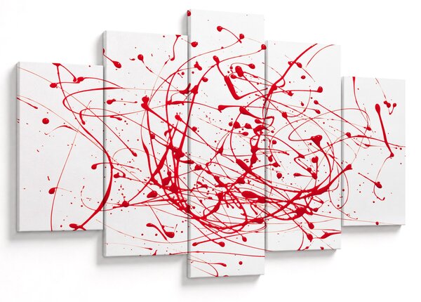 Slika tehnikom drippinga (150x105 cm)