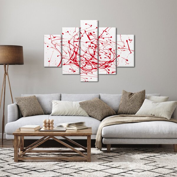 Slika tehnikom drippinga (150x105 cm)