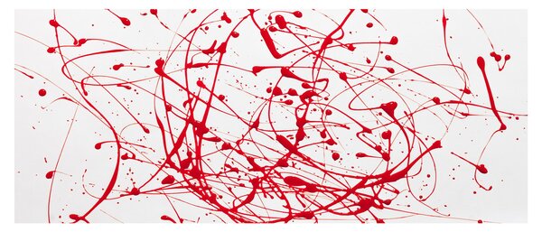 Slika tehnikom drippinga (120x50 cm)