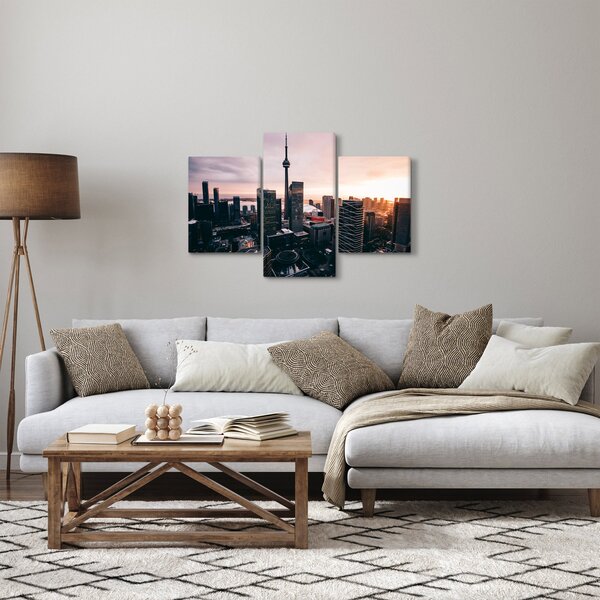 Slika - Pogled na centar grada (90x60 cm)