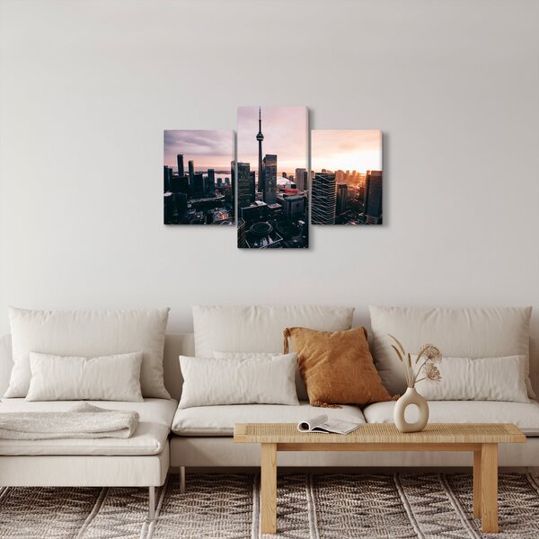 Slika - Pogled na centar grada (90x60 cm)