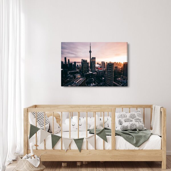 Slika - Pogled na centar grada (90x60 cm)