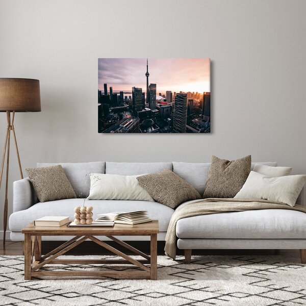 Slika - Pogled na centar grada (90x60 cm)
