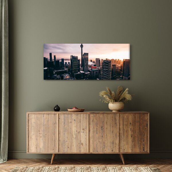 Slika - Pogled na centar grada (120x50 cm)
