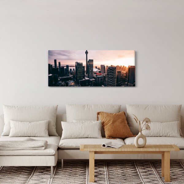 Slika - Pogled na centar grada (120x50 cm)