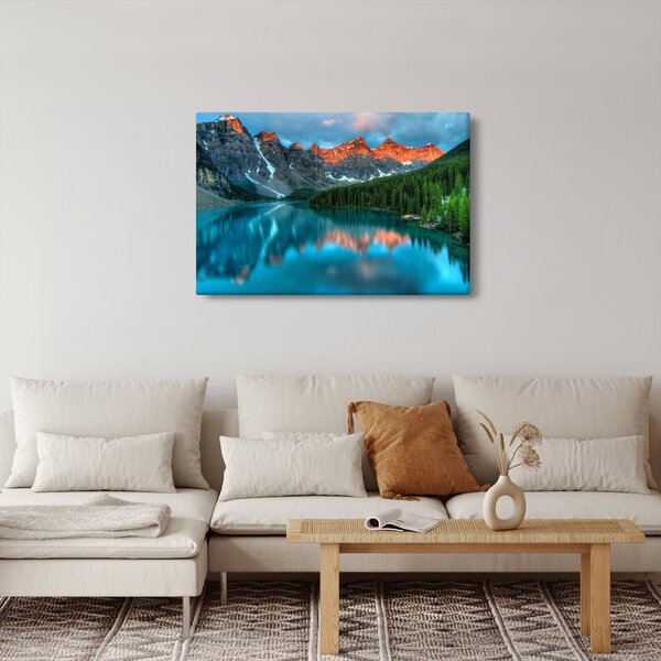 Slika tirkiznog jezera (90x60 cm)