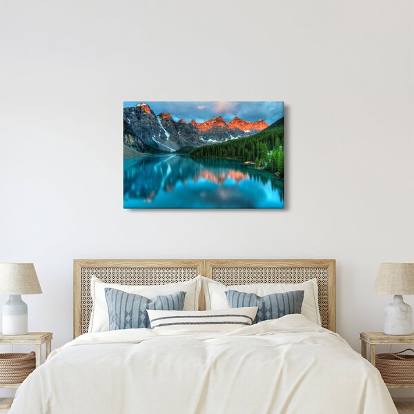 Slika tirkiznog jezera (90x60 cm)