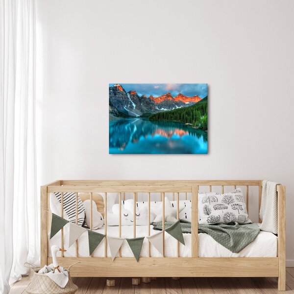 Slika tirkiznog jezera (70x50 cm)