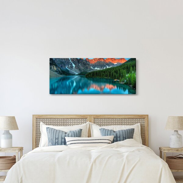 Slika tirkiznog jezera (120x50 cm)