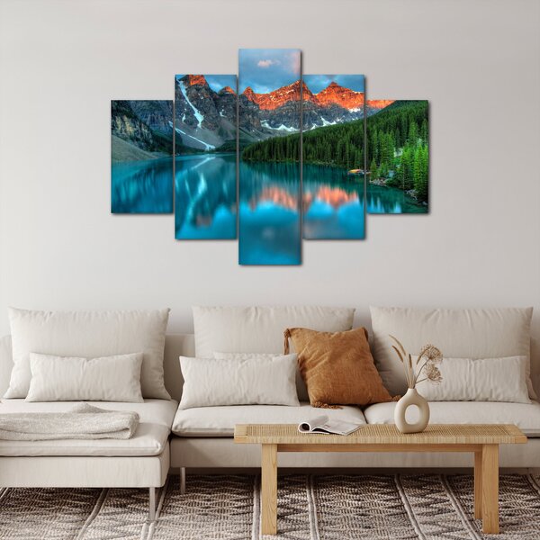 Slika tirkiznog jezera (150x105 cm)