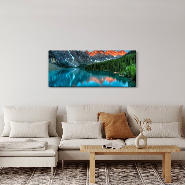 Slika tirkiznog jezera (120x50 cm)