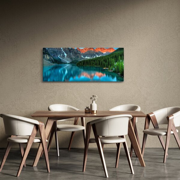 Slika tirkiznog jezera (120x50 cm)