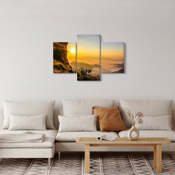Slika doline u jutarnjoj magli (90x60 cm)