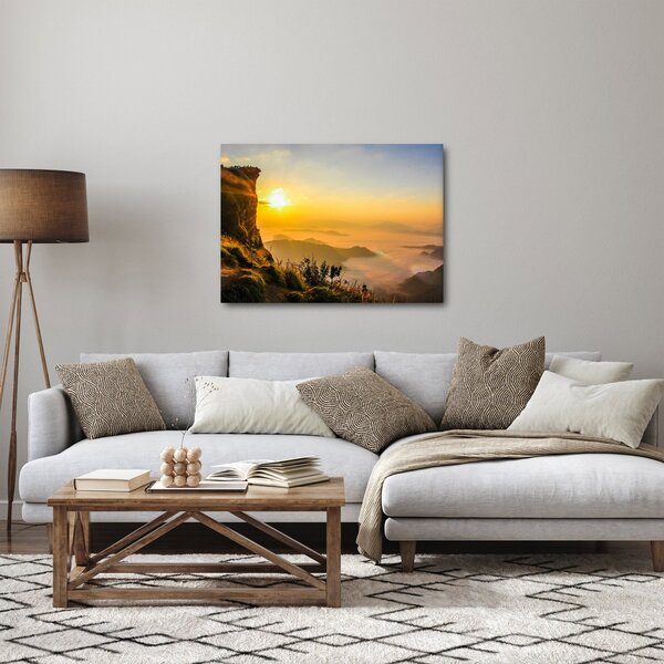 Slika doline u jutarnjoj magli (70x50 cm)