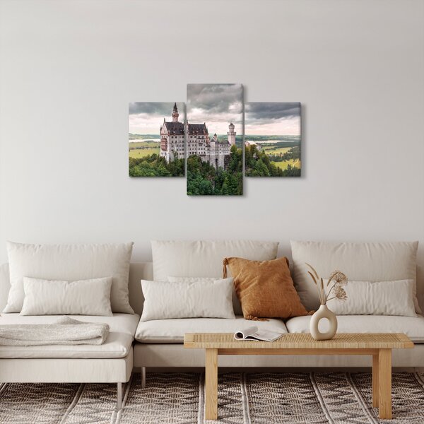 Slika - Dvorac na stijenama (90x60 cm)