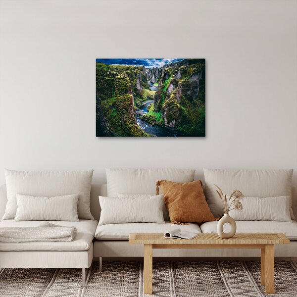 Slika - Rijeka u kamenoj dolini (70x50 cm)
