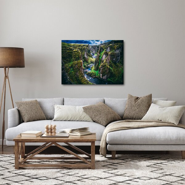 Slika - Rijeka u kamenoj dolini (70x50 cm)