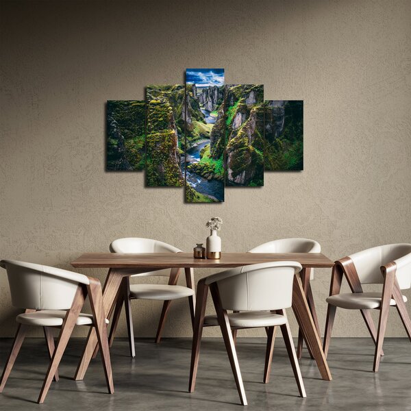 Slika - Rijeka u kamenoj dolini (150x105 cm)
