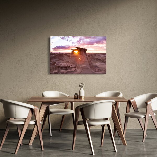 Slika - zalazak sunca u pustinji (90x60 cm)