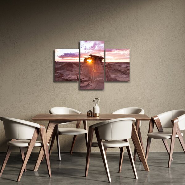 Slika - zalazak sunca u pustinji (90x60 cm)
