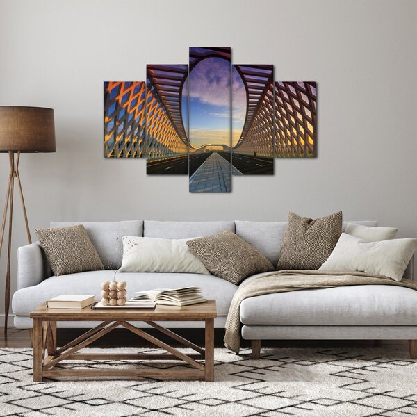 Slika moderne arhitekture mosta (150x105 cm)