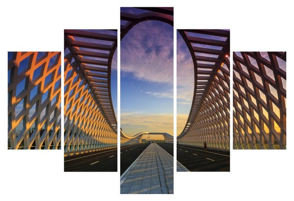 Slika moderne arhitekture mosta (150x105 cm)