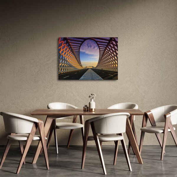 Slika moderne arhitekture mosta (70x50 cm)