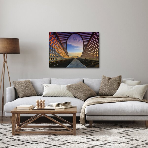 Slika moderne arhitekture mosta (70x50 cm)
