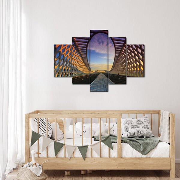 Slika moderne arhitekture mosta (150x105 cm)