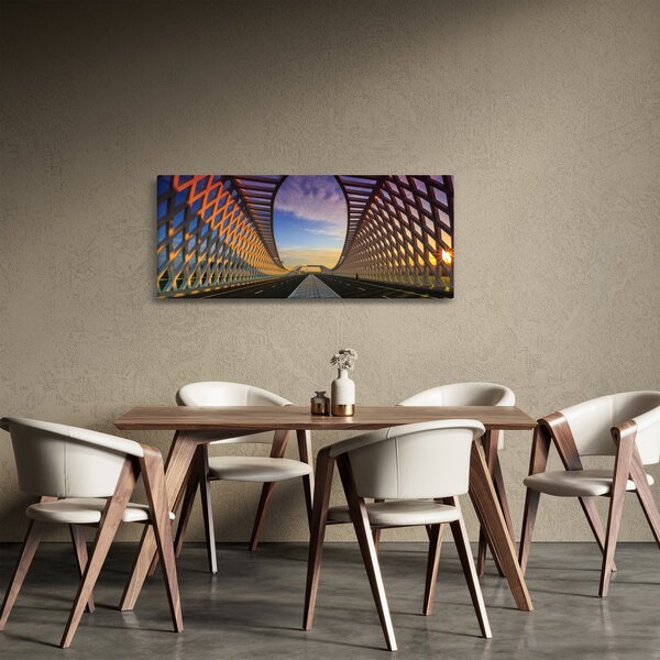 Slika moderne arhitekture mosta (120x50 cm)