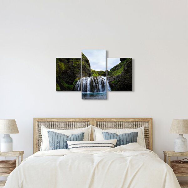 Slika litice sa slapom (90x60 cm)