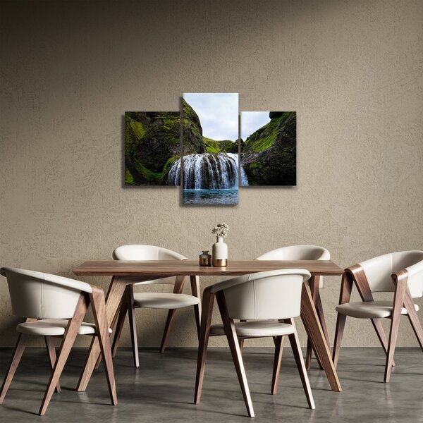 Slika litice sa slapom (90x60 cm)