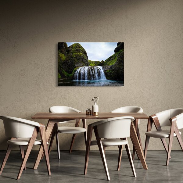 Slika litice sa slapom (90x60 cm)
