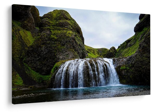 Slika litice sa slapom (90x60 cm)