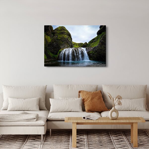 Slika litice sa slapom (90x60 cm)