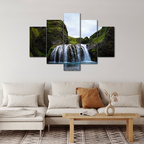 Slika litice sa slapom (150x105 cm)